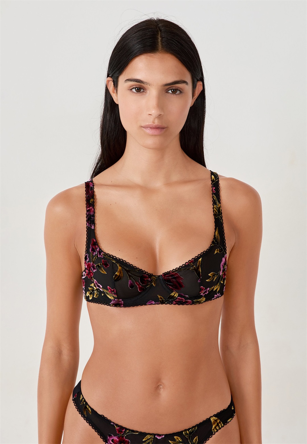 Etam IRRESISTIBLE - Bügel BH - black printed/schwarz