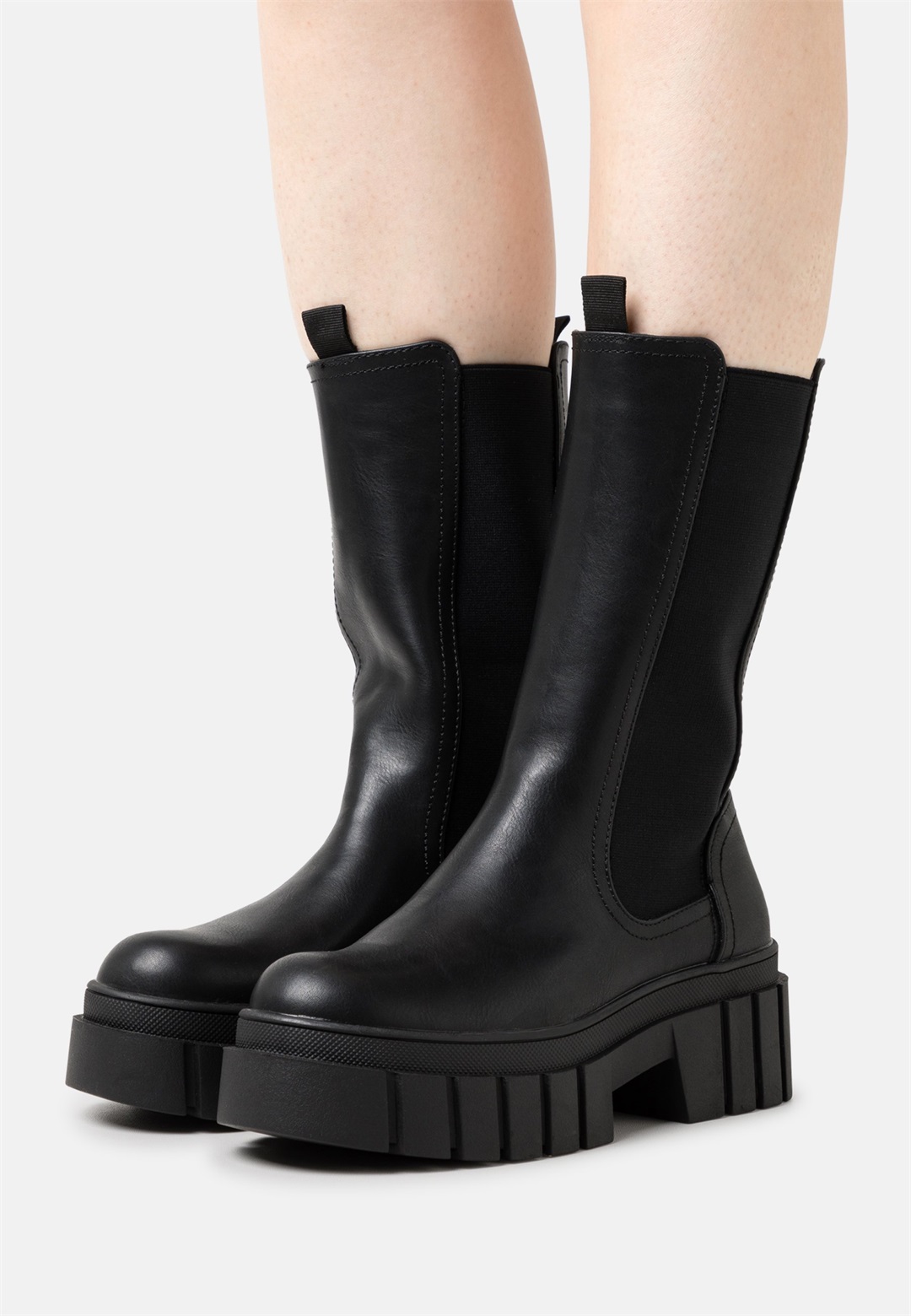 Even&Odd Plateaustiefel - black/schwarz