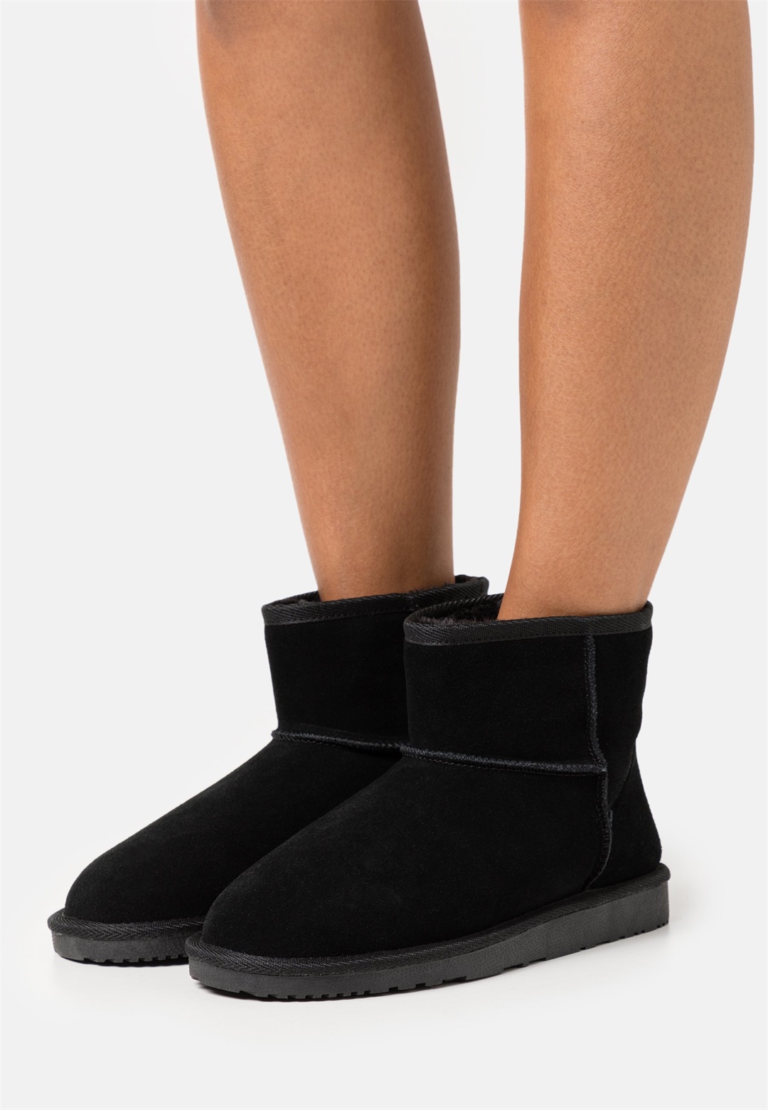 Even&Odd LEATHER - Stiefelette - black/schwarz