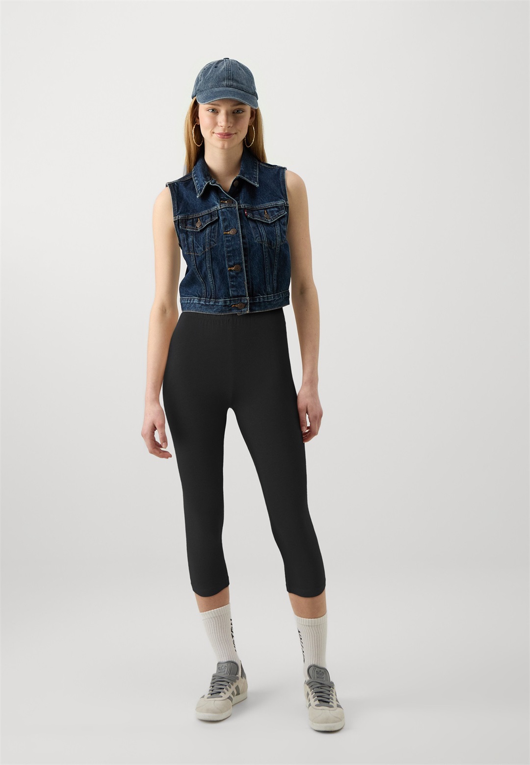 Even&Odd CAPRI 2 PACK - Leggings - Hosen - black/schwarz