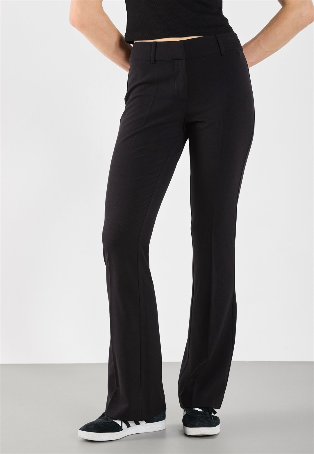 Even&Odd Stoffhose - black/schwarz