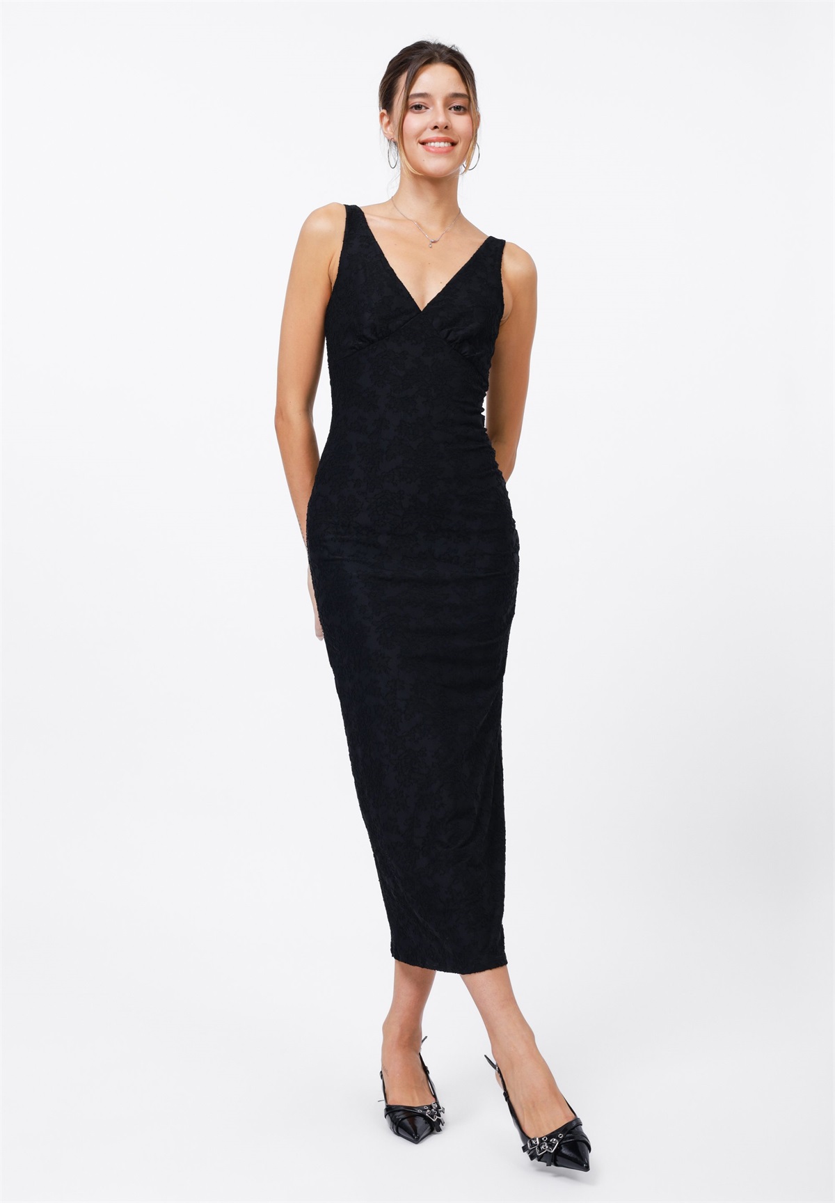Even&Odd Cocktailkleid/festliches Kleid - black/schwarz