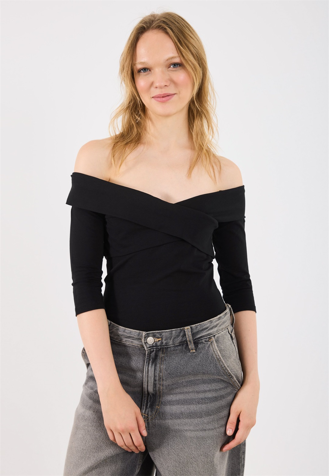 Even&Odd Langarmshirt - black/schwarz