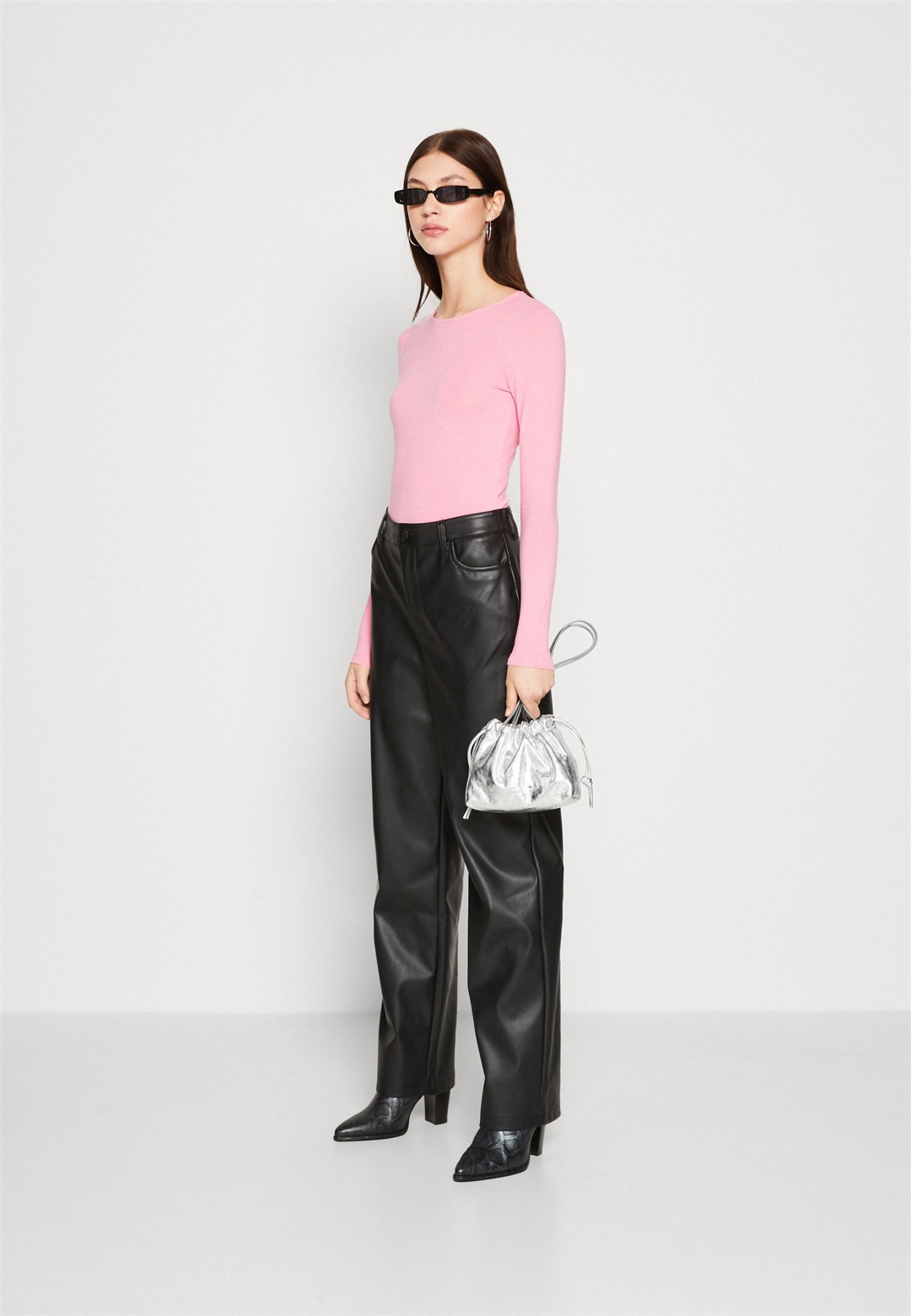 Even&Odd 2 PACK - Langarmshirt - light pink/black/rosa
