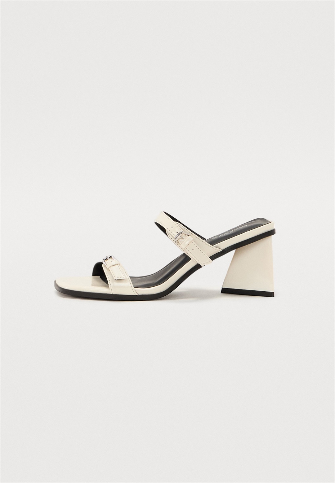 Even&Odd Wide Fit Pantolette hoch - white/weiß