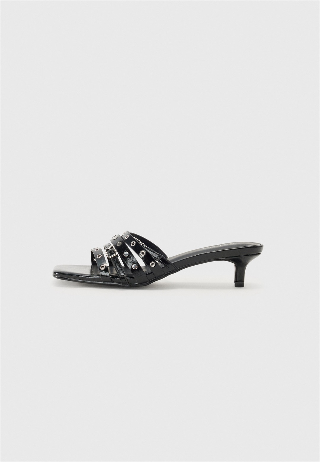 Even&Odd Wide Fit Pantolette hoch - black/schwarz