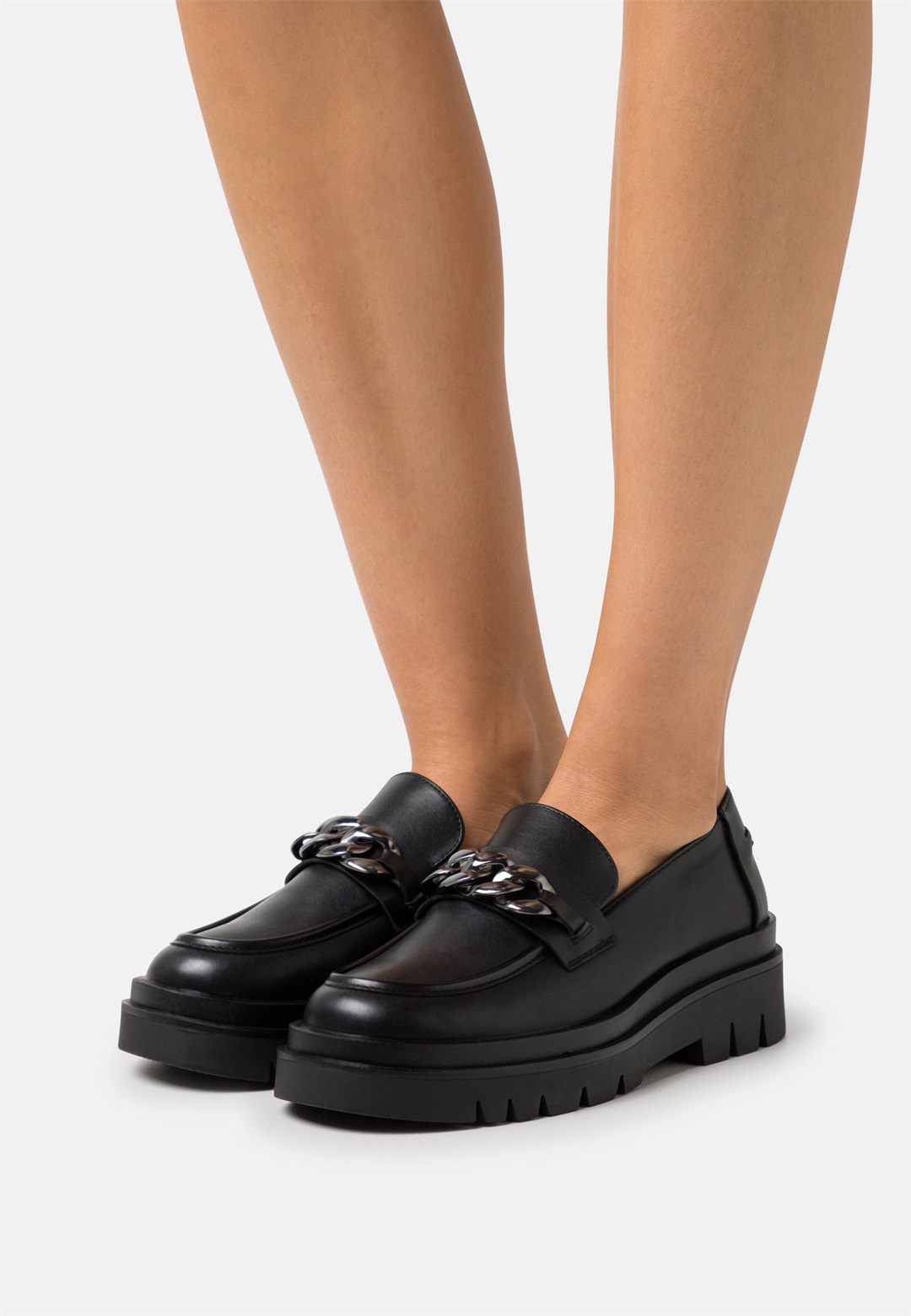 Even&Odd Wide Fit Slipper - black/schwarz