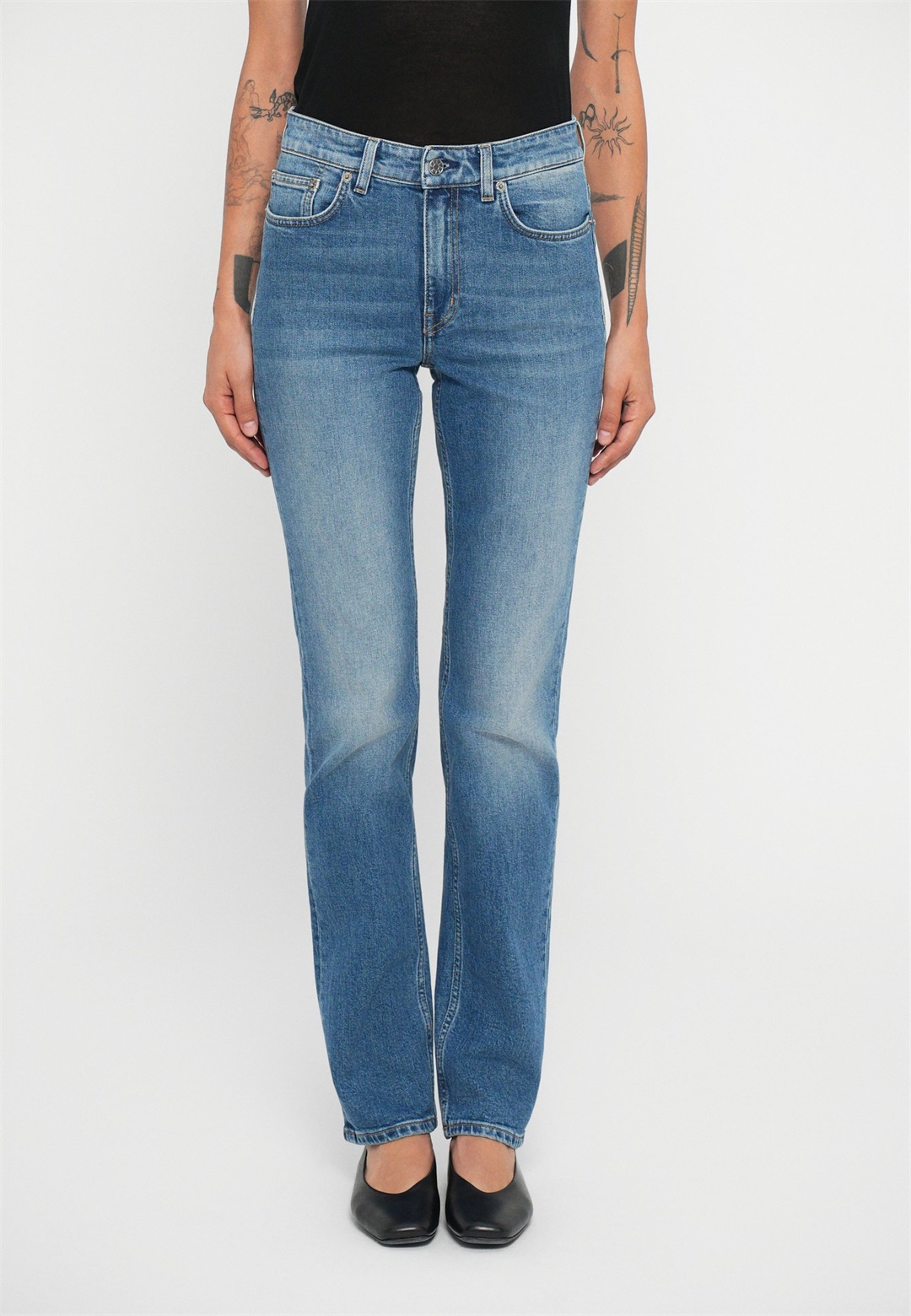 Filippa K SLIM STRAIGHT - Jeans Slim Fit - light blue/hellblau