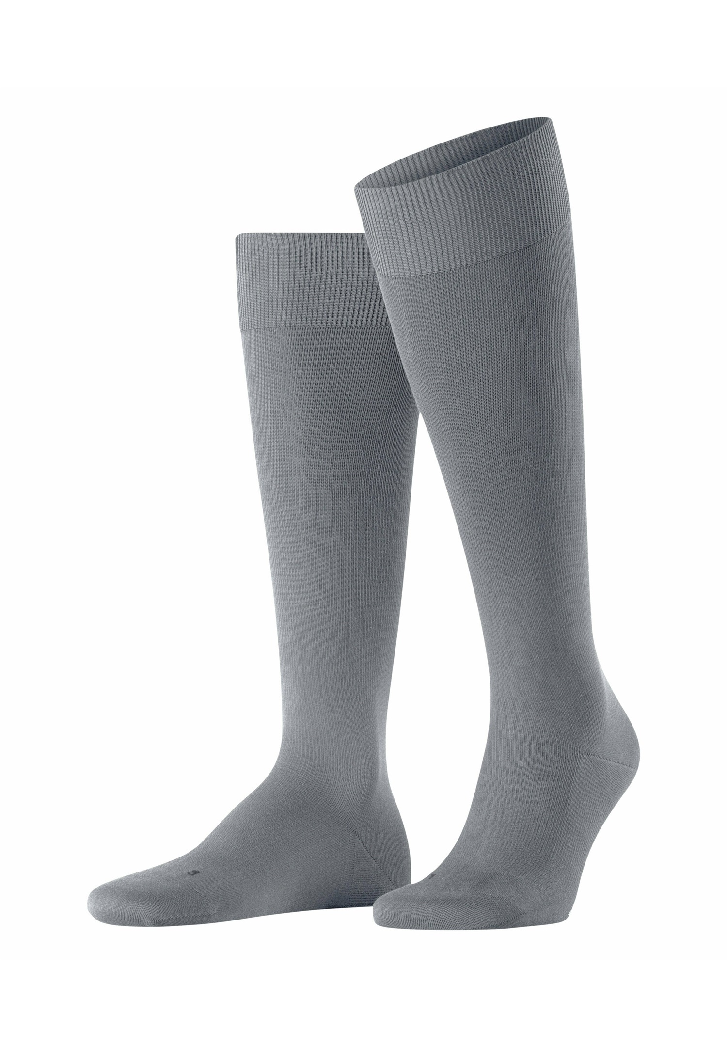 FALKE LUFTHANSA ENERGIZING COTTON - Kniestrümpfe - pavement/grau