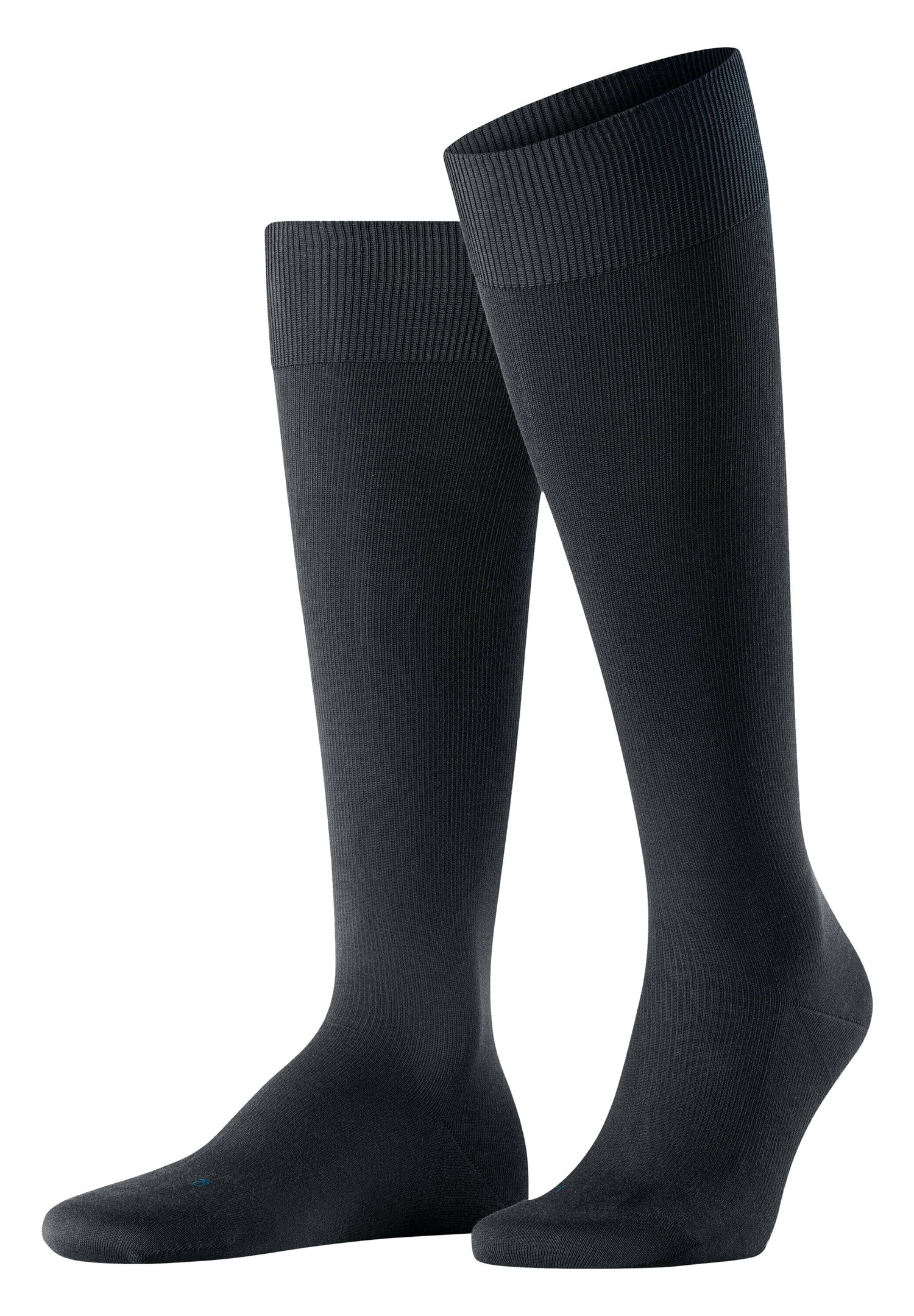 FALKE LUFTHANSA ENERGIZING COTTON - Kniestrümpfe - dark navy/dunkelblau