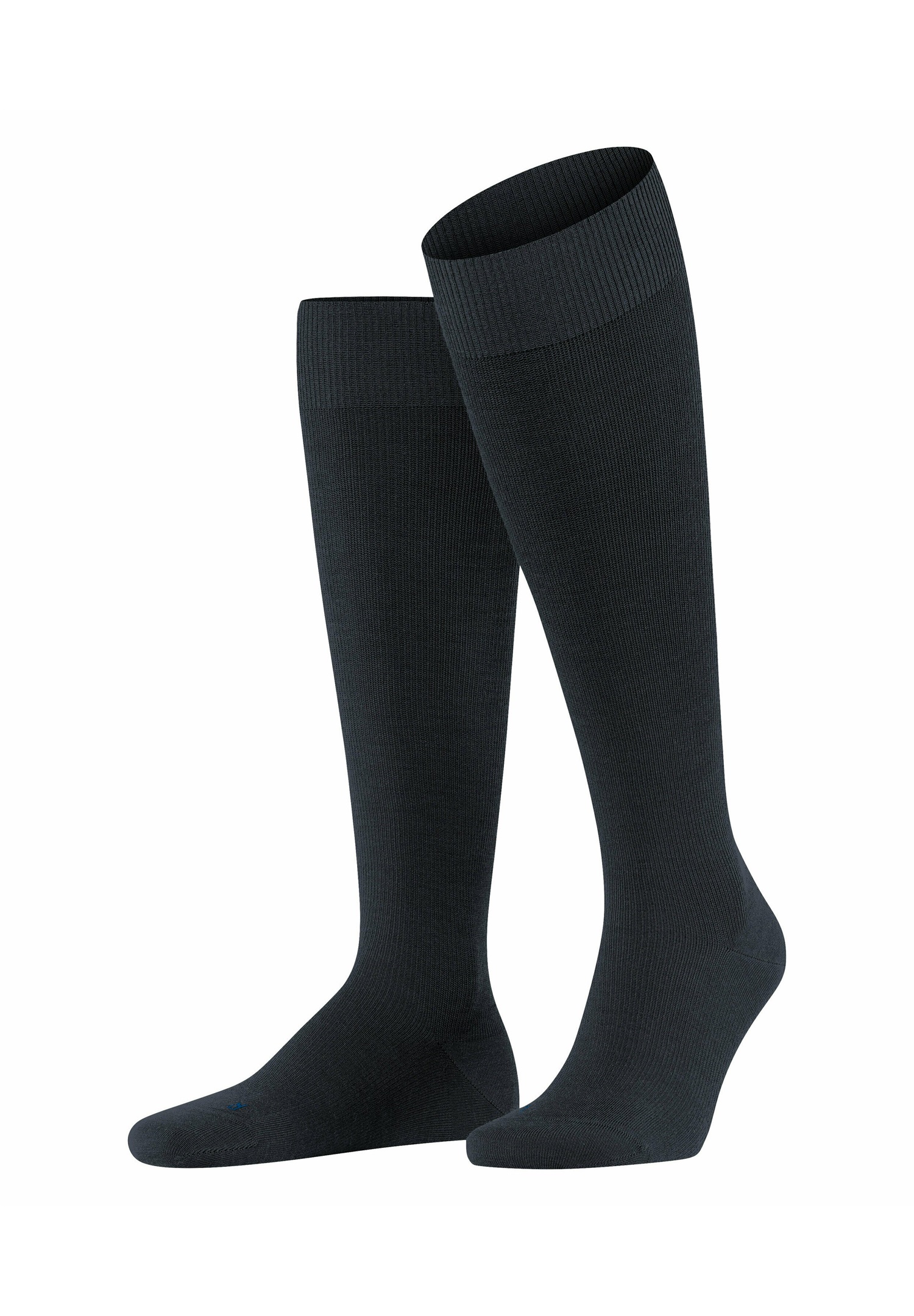 FALKE LUFTHANSA ENERGIZING WOOL - Kniestrümpfe - dark navy/dunkelblau
