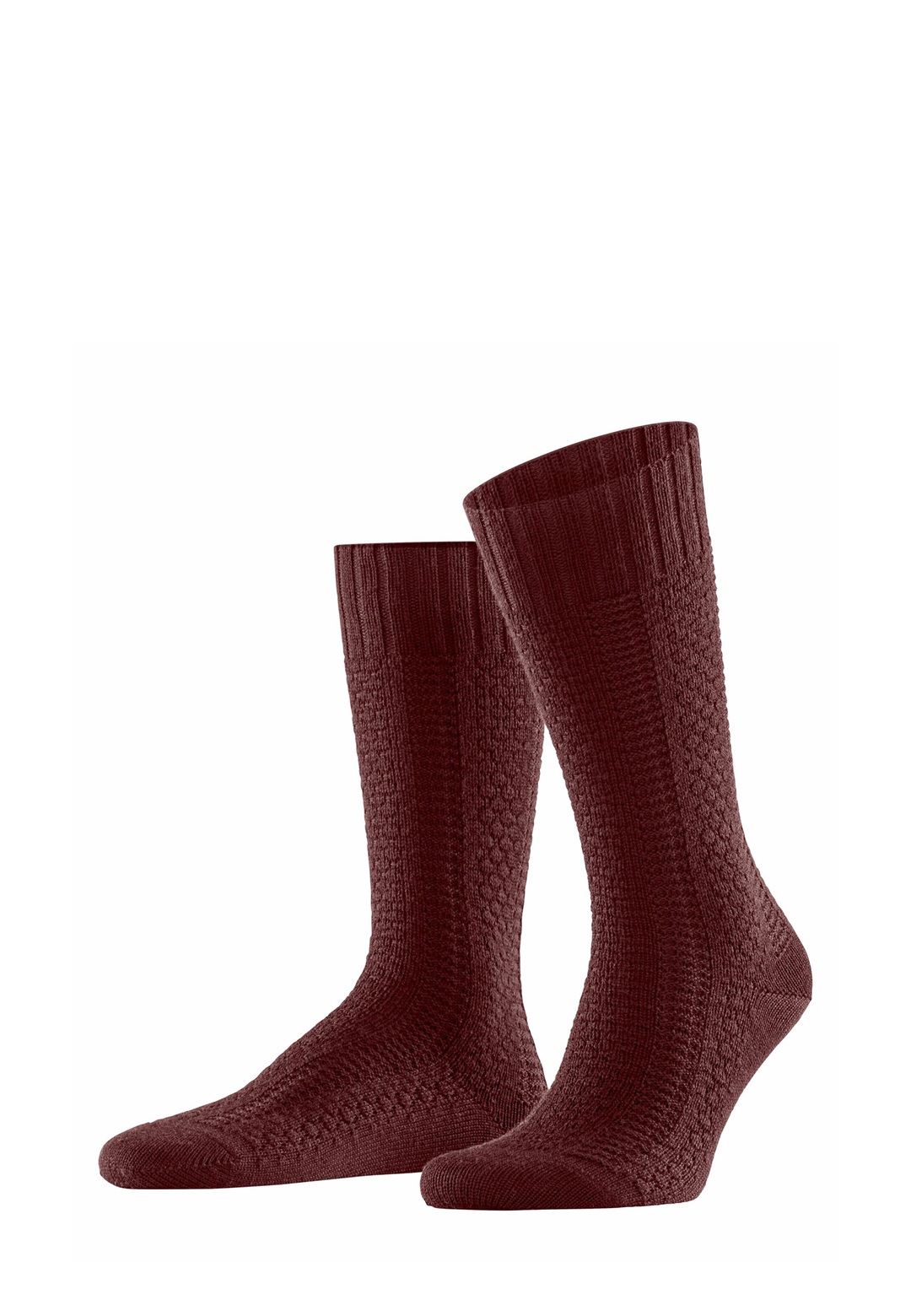 FALKE STARK TEMPER - Socken - cayenne/bordeaux