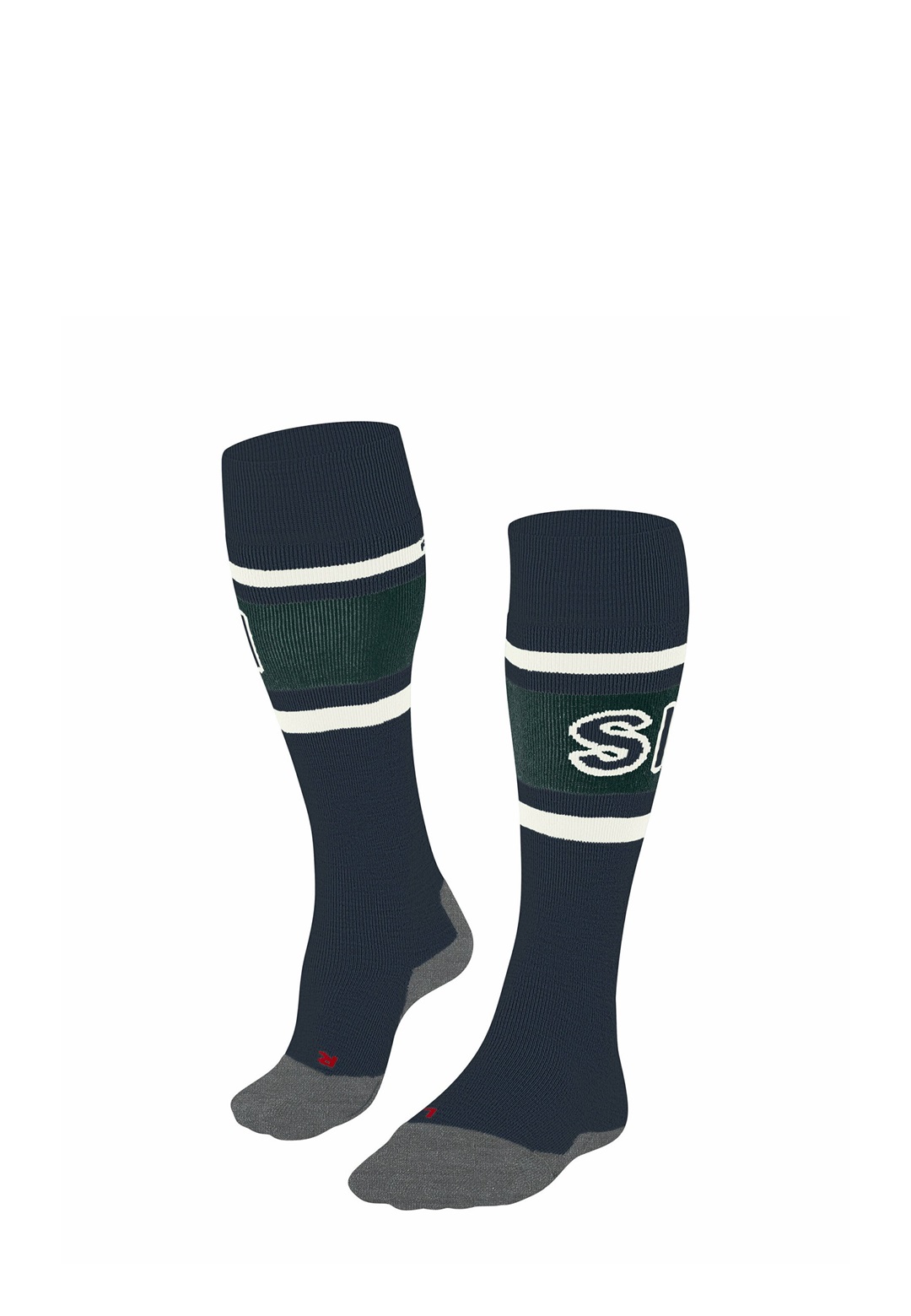 FALKE SK2 INTERMEDIATE SKIING - Kniestrümpfe - space blue/blau