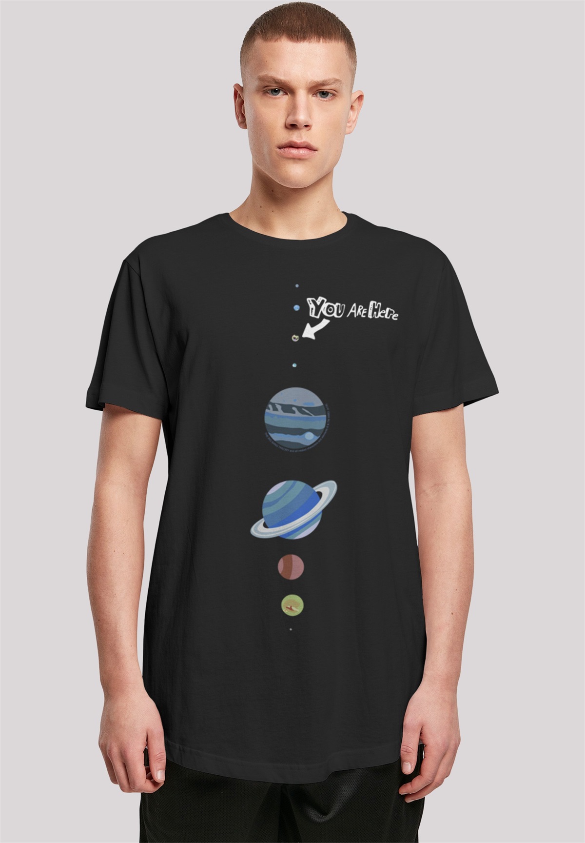 F4NT4STIC BIG BANG THEORY YOU ARE HERE - T-Shirt print - black/schwarz