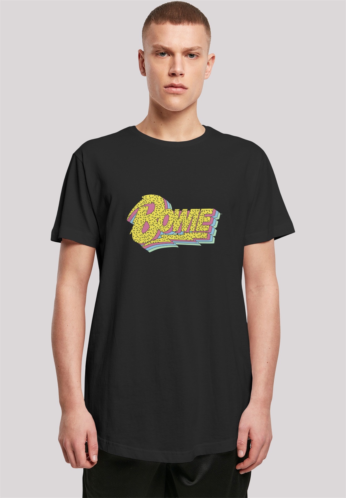 F4NT4STIC DAVID BOWIE MOONLIGHT - T-Shirt print - black/schwarz