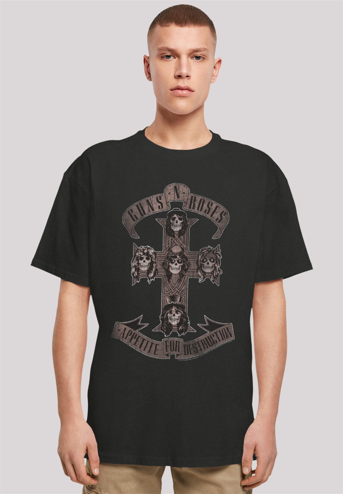 F4NT4STIC GUNS 'N' ROSES HARD ROCK MUSIK BAND - T-Shirt print - schwarz
