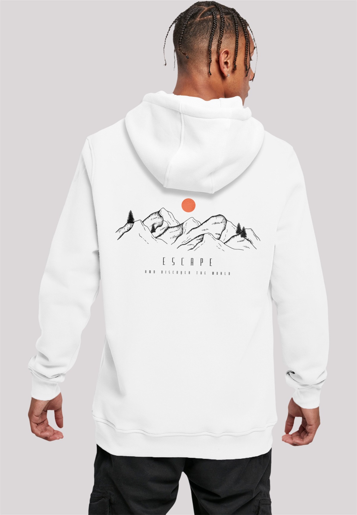 F4NT4STIC MOUNTAIN X - Kapuzenpullover - weiß