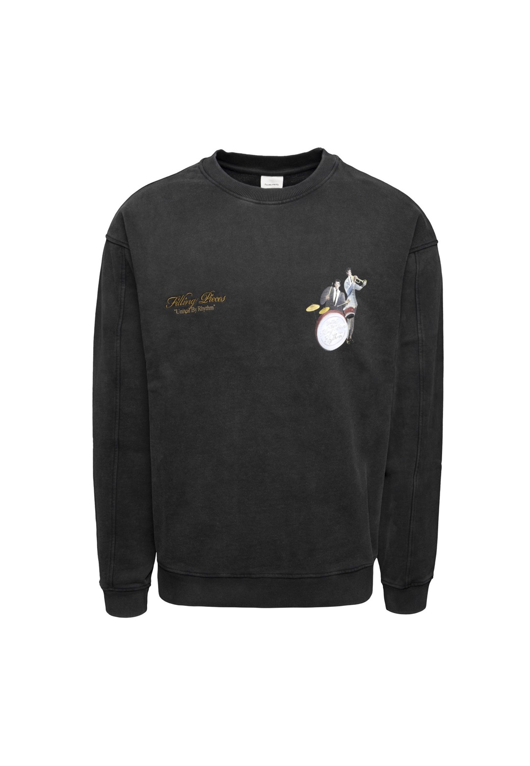 Filling Pieces Sweatshirt - black/schwarz