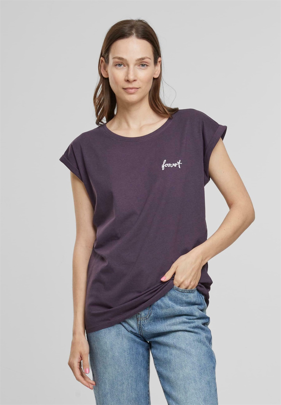Forvert T-Shirt basic - purple night/lila
