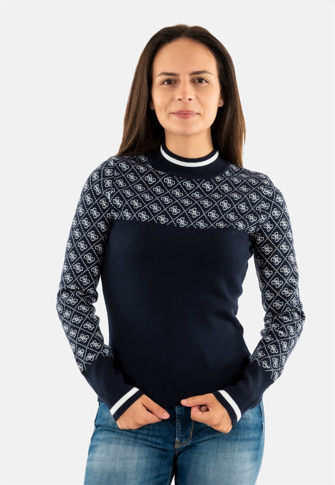 Guess Jeans Strickpullover - bleu/blau