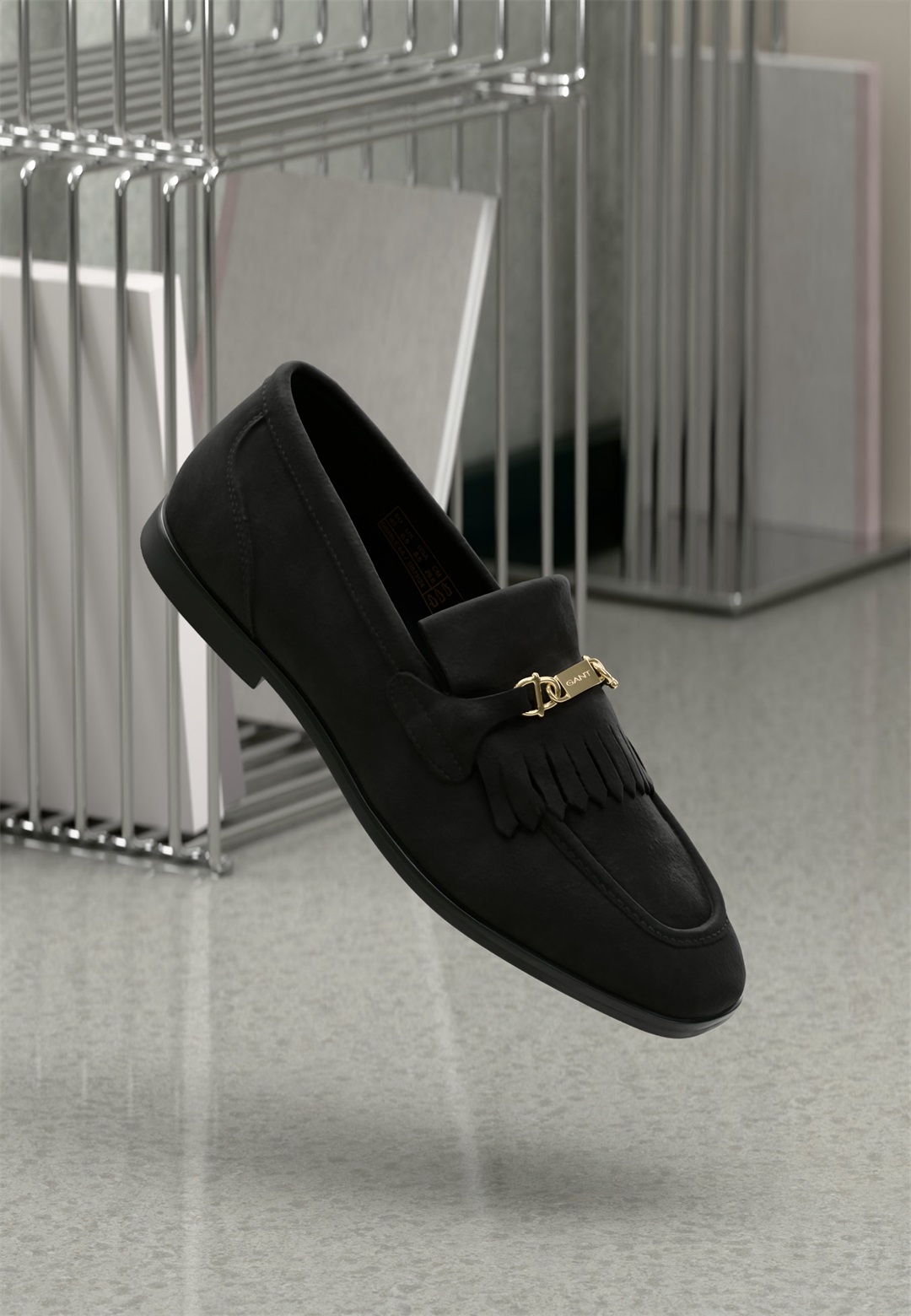 GANT GIMBLE - Slipper - black/schwarz