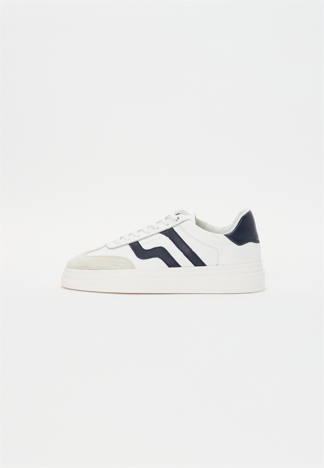 GANT CUZMOON - Sneaker low - white/marine/weiß