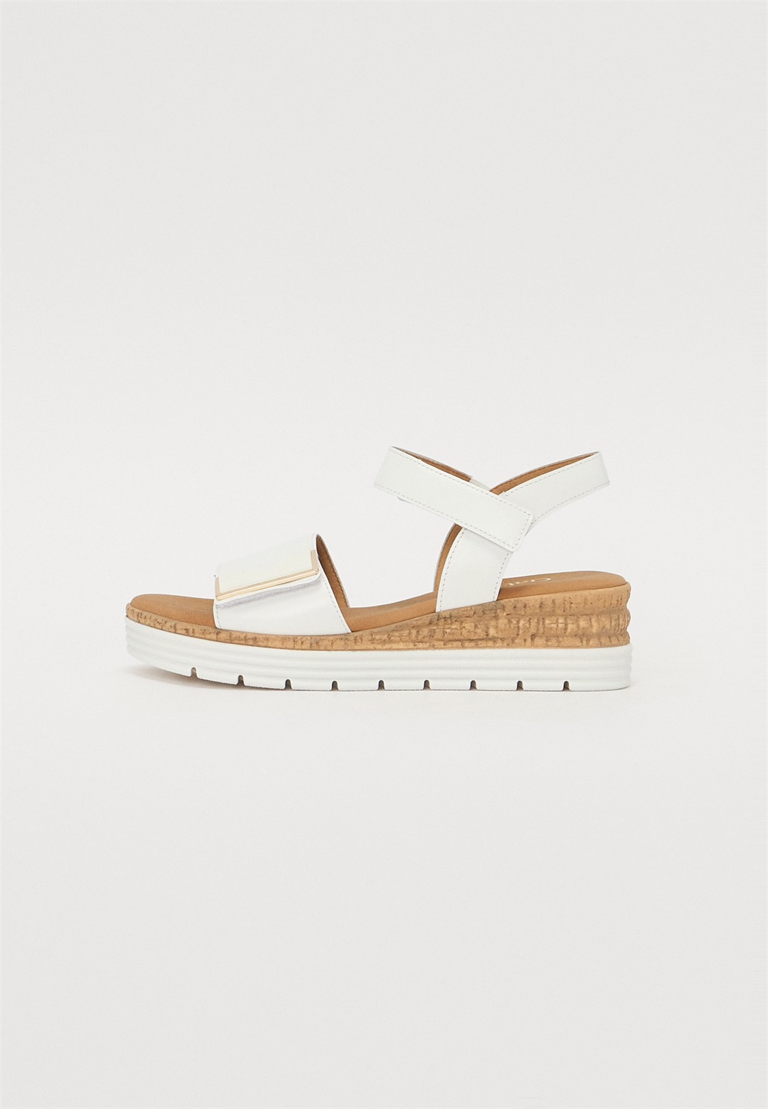 Gabor Comfort Plateausandalette - weiss/weiß