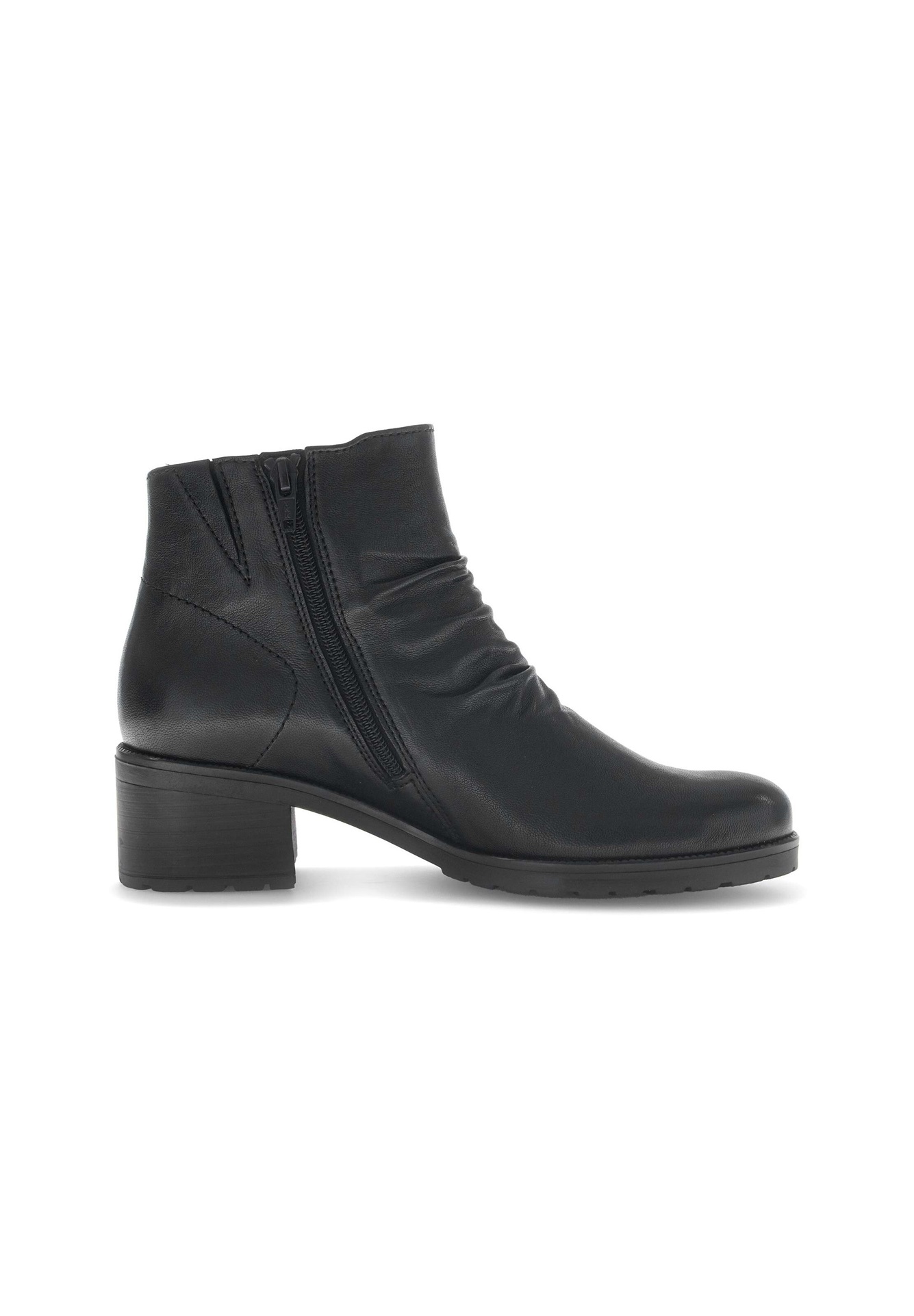 Gabor Comfort High Heel Stiefelette - schwarz micro/schwarz