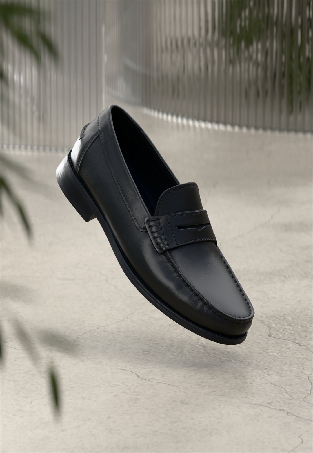 Geox NEW DAMON - Business-Slipper - black/schwarz