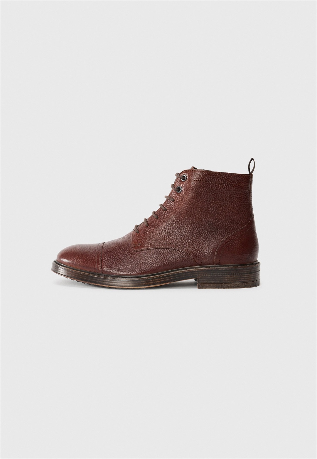 Geox HENREYS - Schnürstiefelette - brown/hellbraun