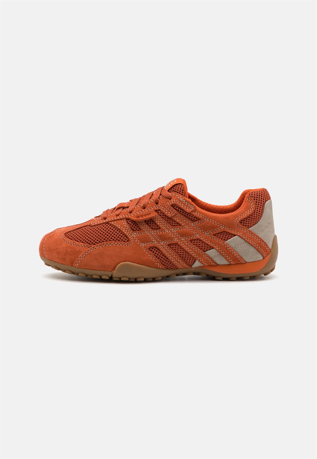 Geox SNAKE ORIGINAL - Sneaker low - brick/rot