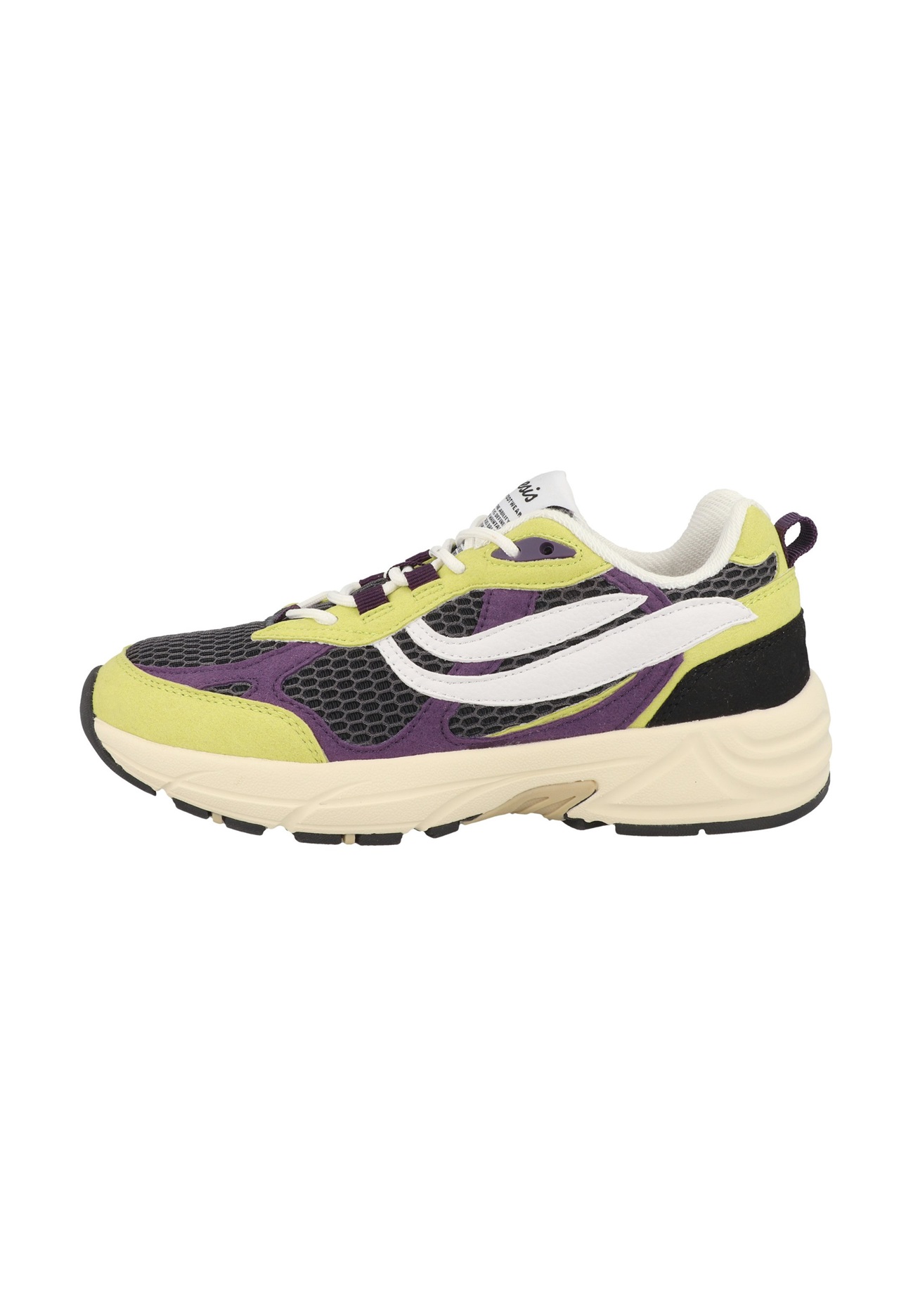 Genesis Footwear ECO-TONE - Sneaker low - lime/purple/black/lila