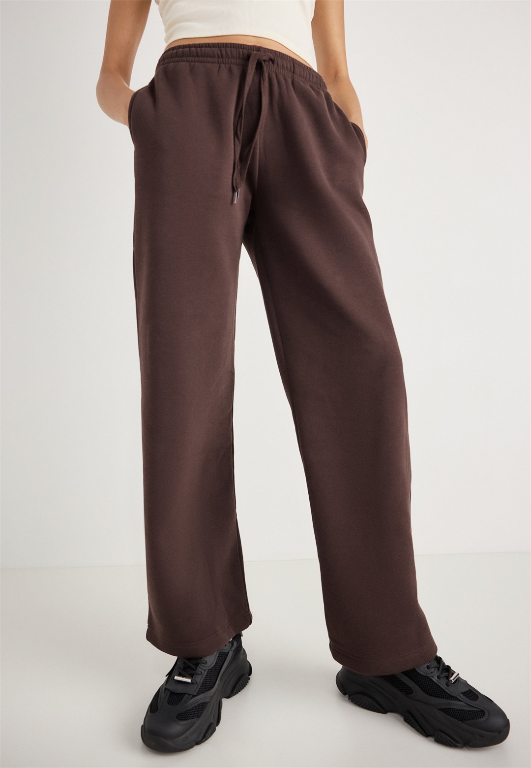 Gina Tricot ICONIC - Jogginghose - mole/braun
