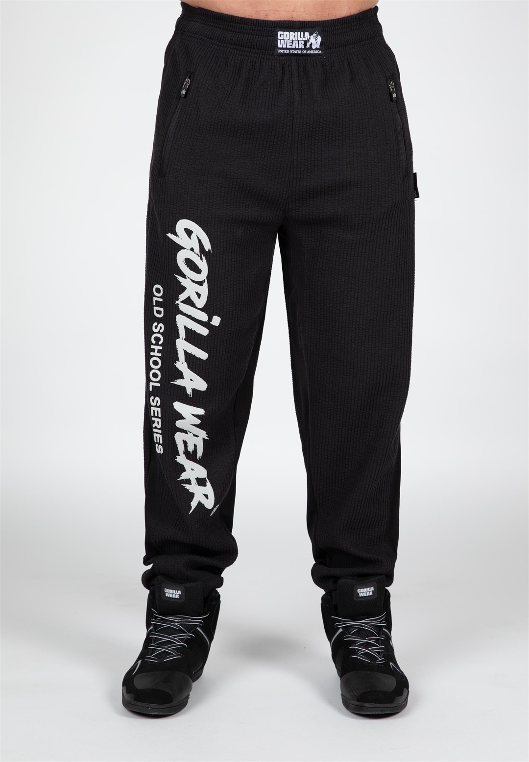Gorilla Wear AUGUSTINE - Stoffhose - black/schwarz