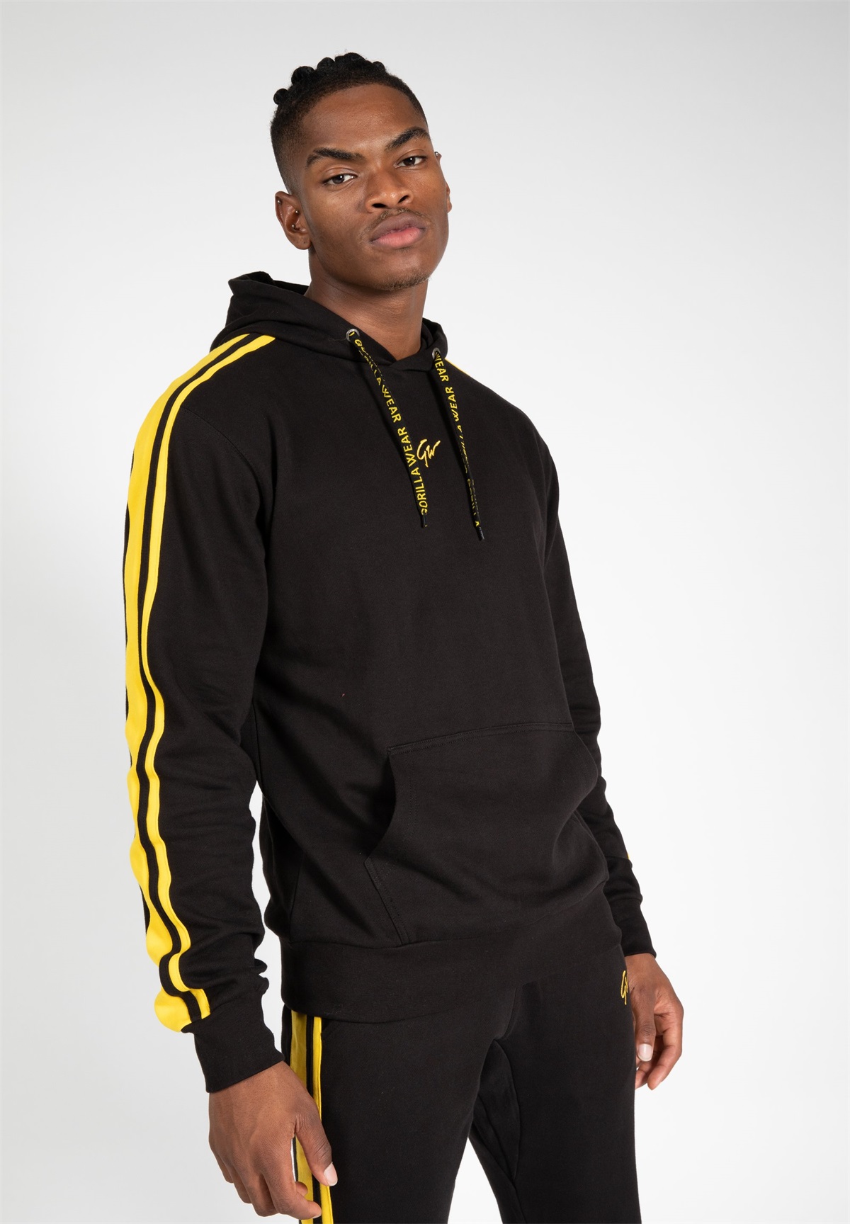 Gorilla Wear BANKS - Kapuzenpullover - black/schwarz