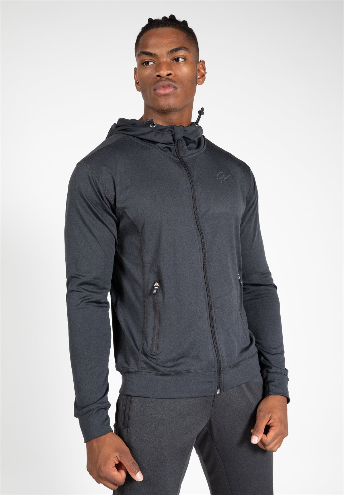 Gorilla Wear GLENDO - Kapuzenpullover - anthracite/anthrazit