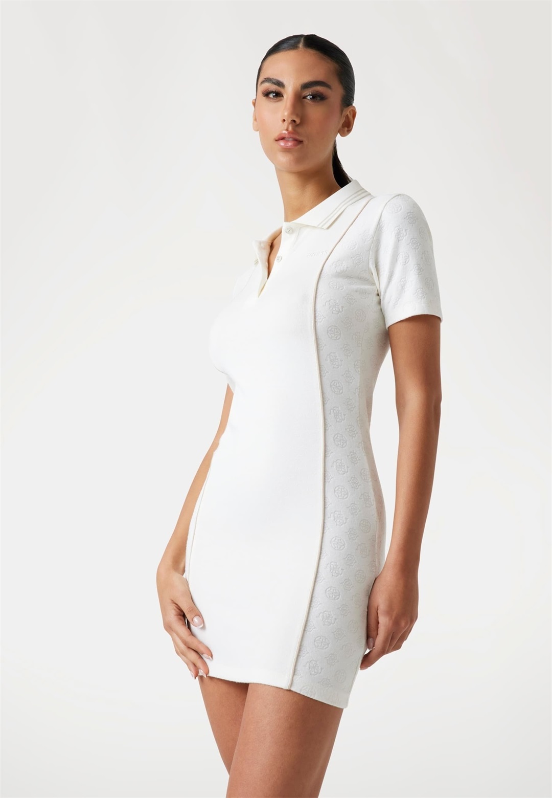Guess Blusenkleid - grau/hellgrau