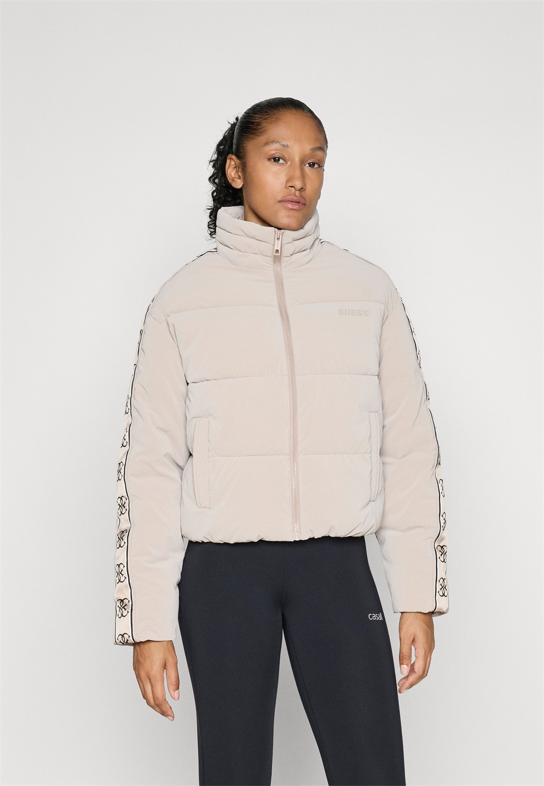 Guess NEW PUFFER JACKET - Winterjacke - unique taupe/taupe