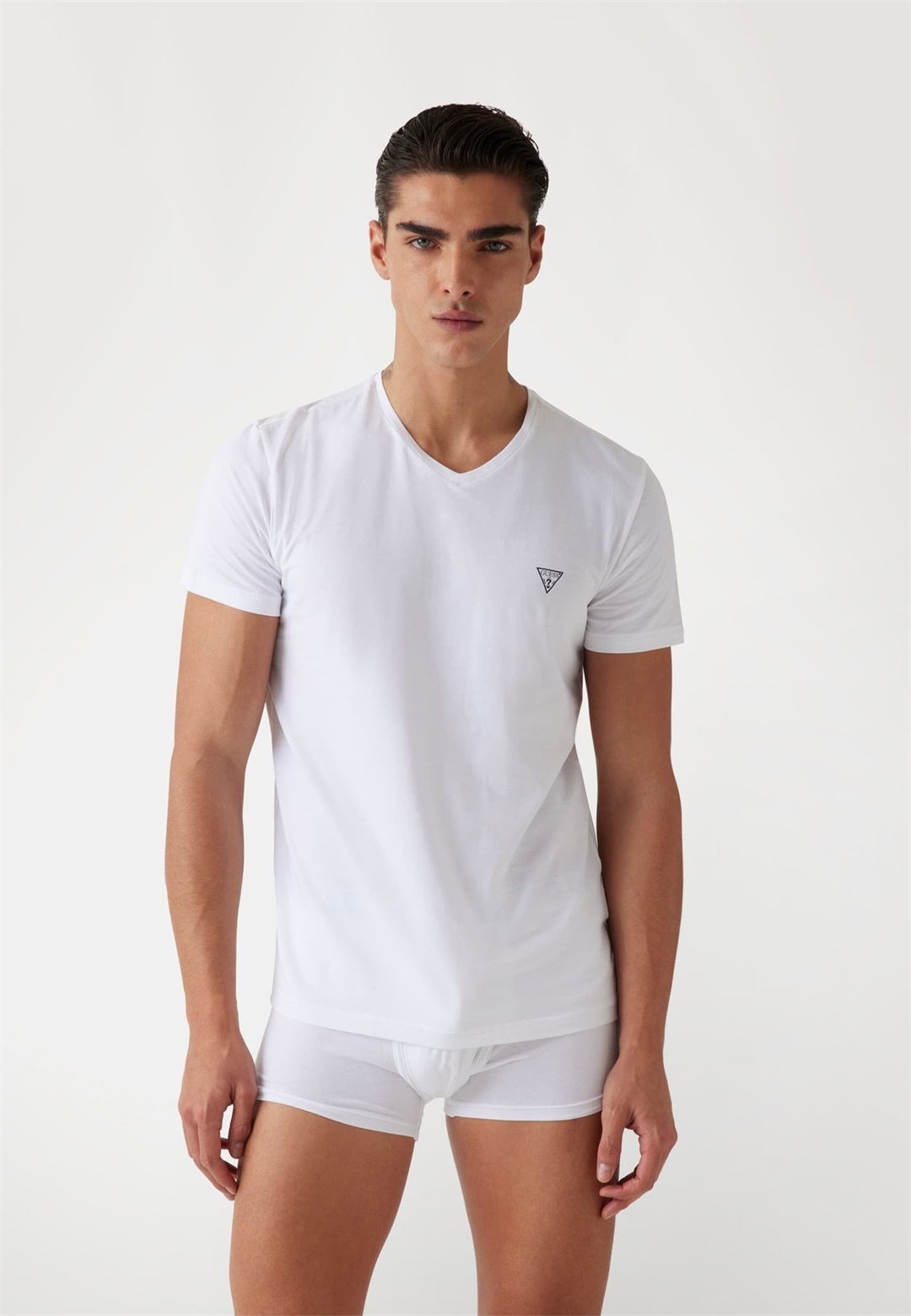 Guess Unterhemd/-shirt - weiß