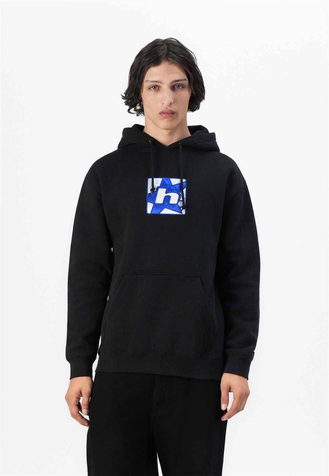 HUF STAR HOODIE UNISEX - Sweatshirt - black/schwarz