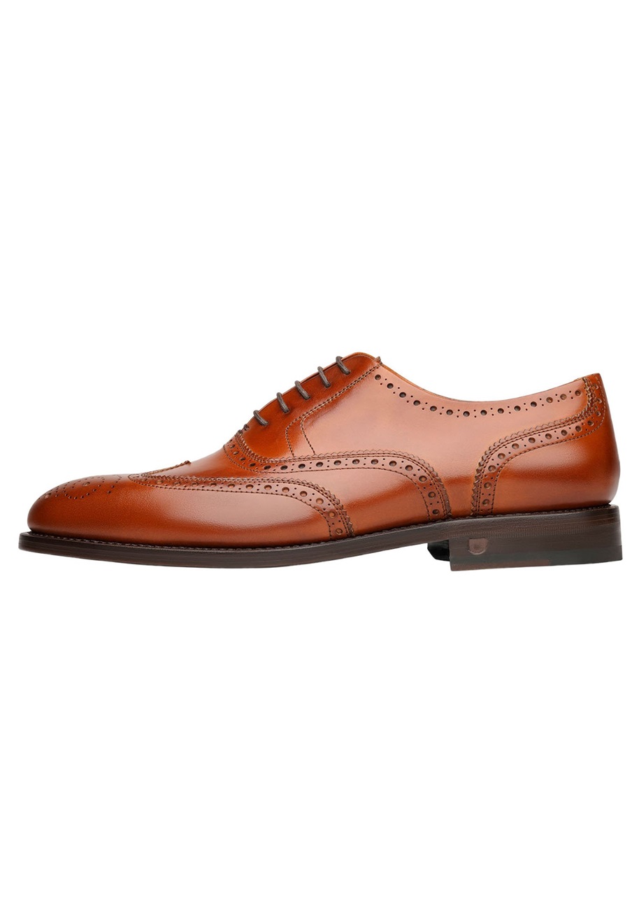 Henry Stevens WINSTON FBO - Business-Schnürer - cognac/orange