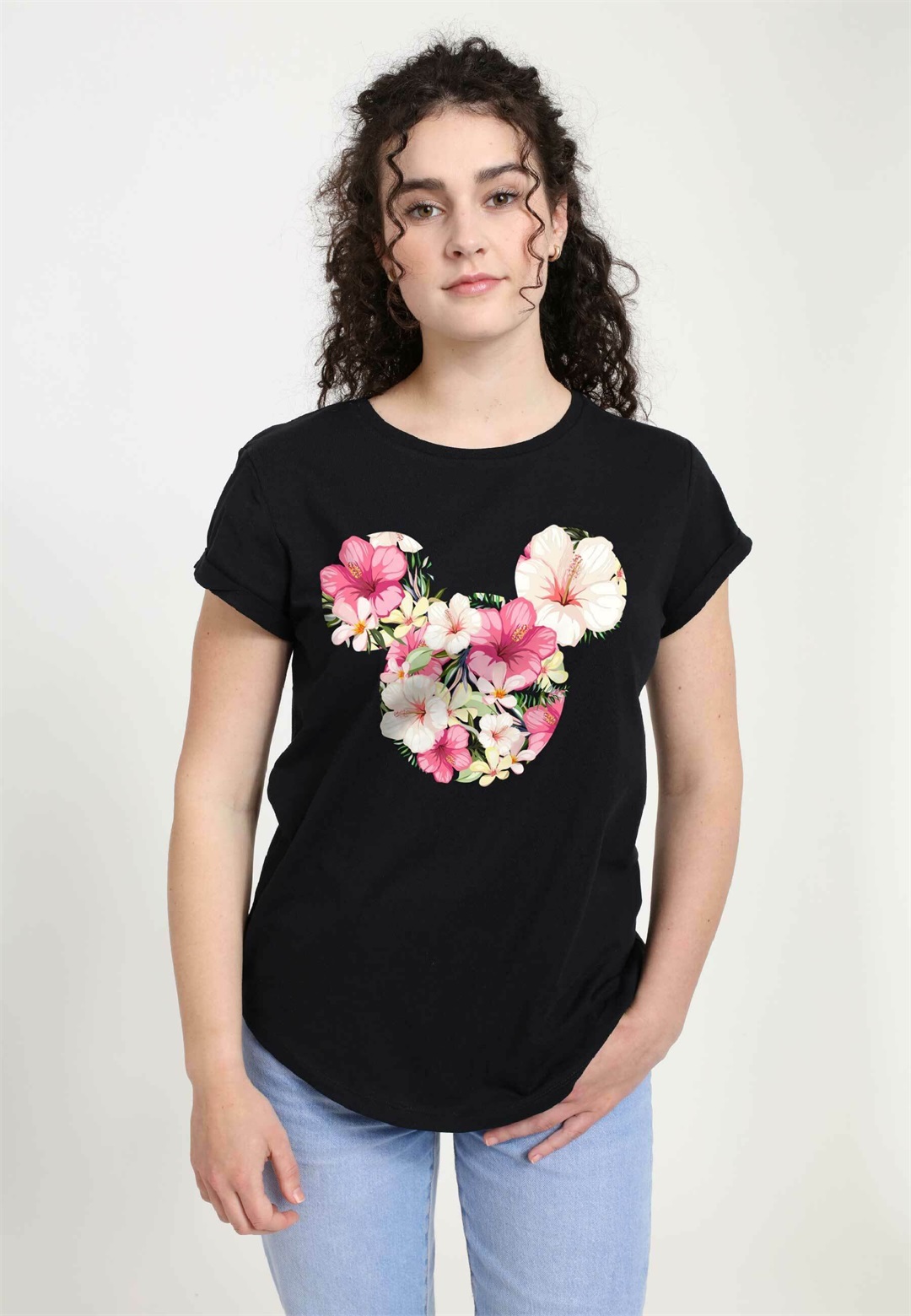 Henry Tiger DISNEY CLASSIC MICKEY TROPICAL MOUSE - T-Shirt print - black/schwarz