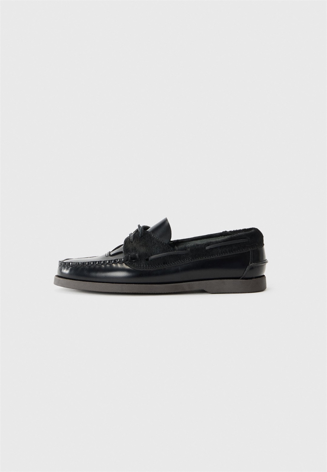 Hereu SALER NAUTIC - Bootsschuh - black/dark brown/dunkelbraun