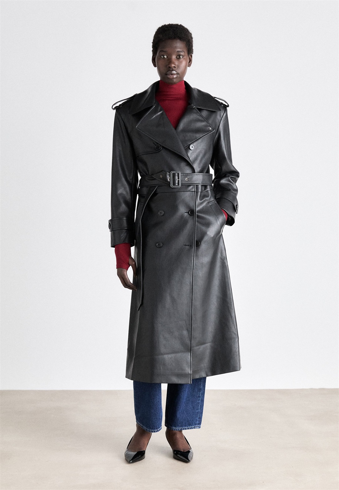 Hotel Mahfouf EXCLUSIVE WILLOW TRENCH 2-IN-1 - Trenchcoat - noir/schwarz
