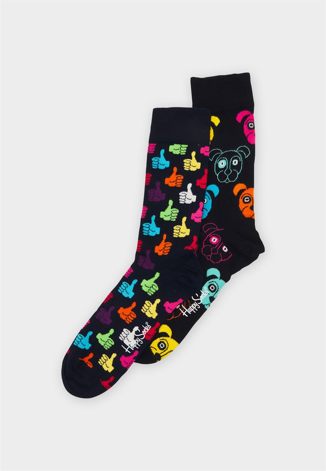 Happy Socks CLASSIC DOG SOCKS UNISEX 2 PACK - Socken - multi coloured/mehrfarbig