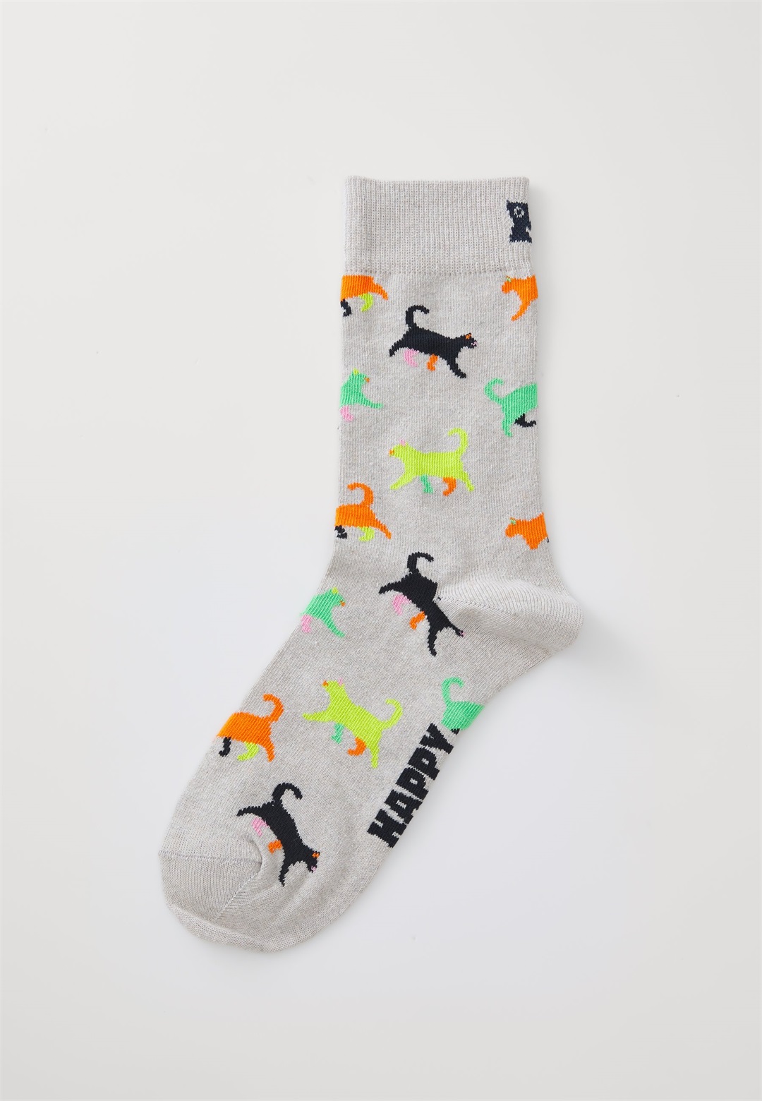 Happy Socks KITTEN LOVE UNISEX - Socken - grey/grau