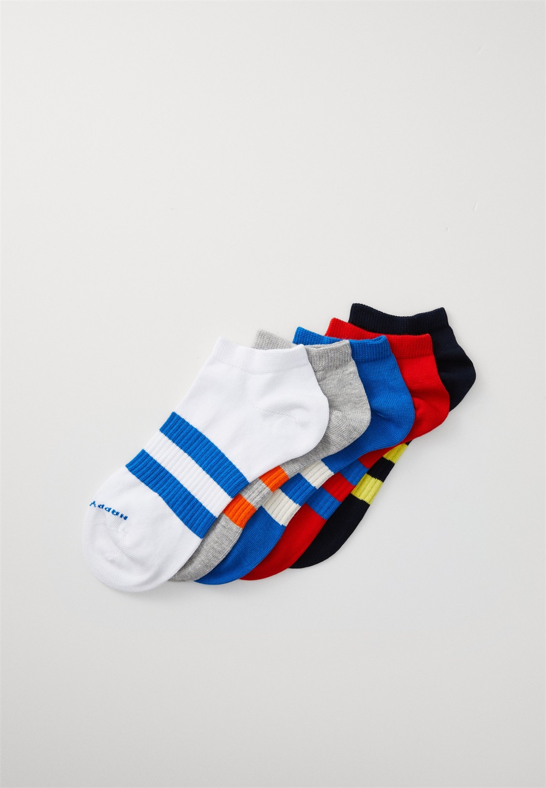 Happy Socks SOLID SNEAKER LOW UNISEX 5 PACK - Socken - black/schwarz