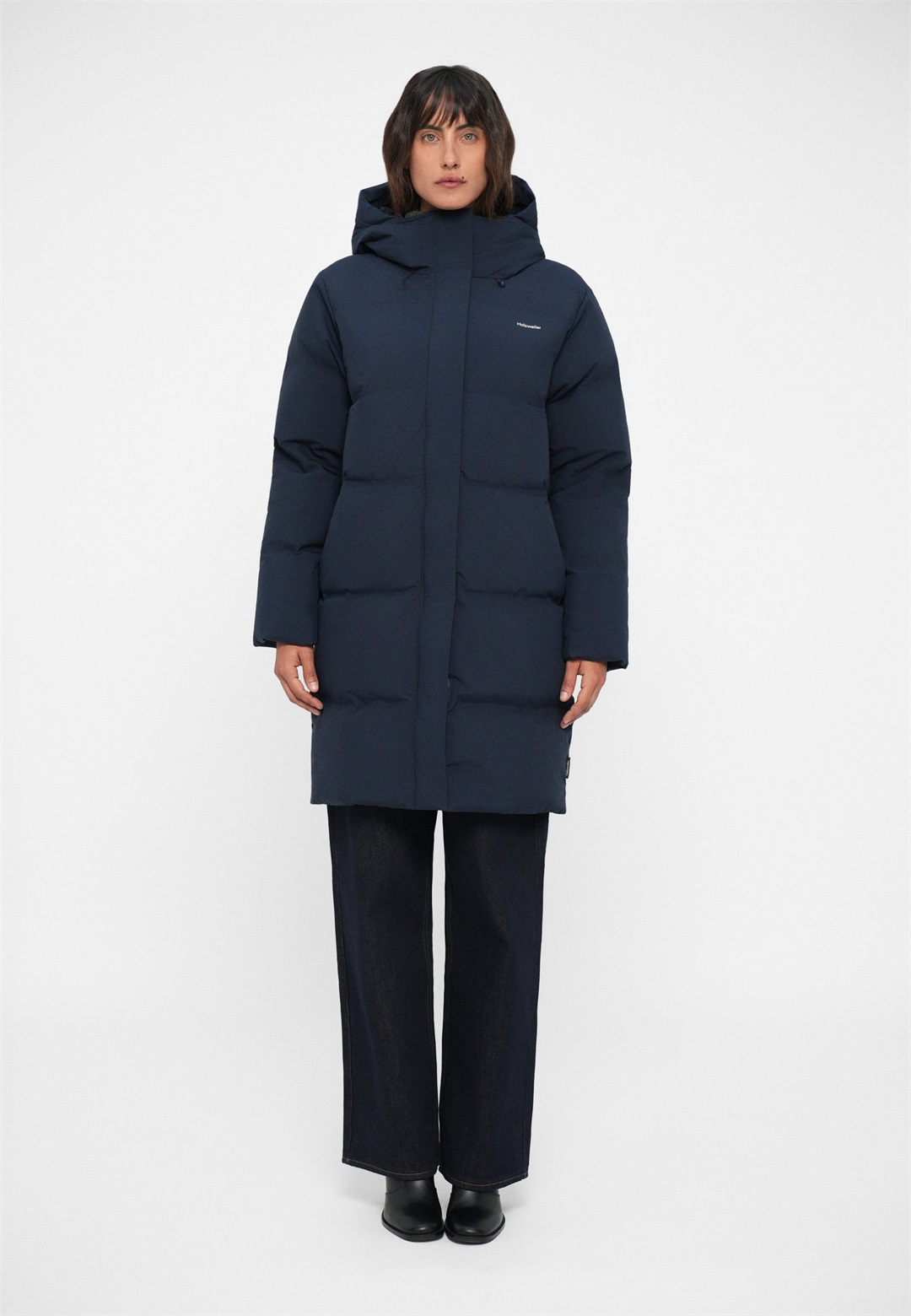 Holzweiler LOEN JACKET - Daunenmantel - dk. navy/dunkelblau