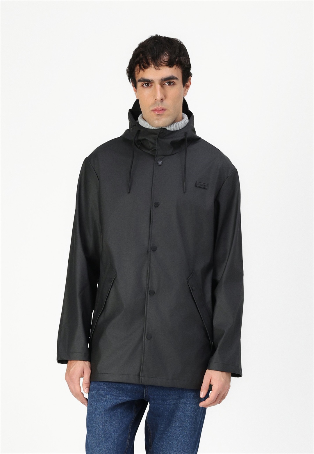 Hunter ORIGINAL JO UNISEX - Regenjacke / wasserabweisende Jacke - black/schwarz