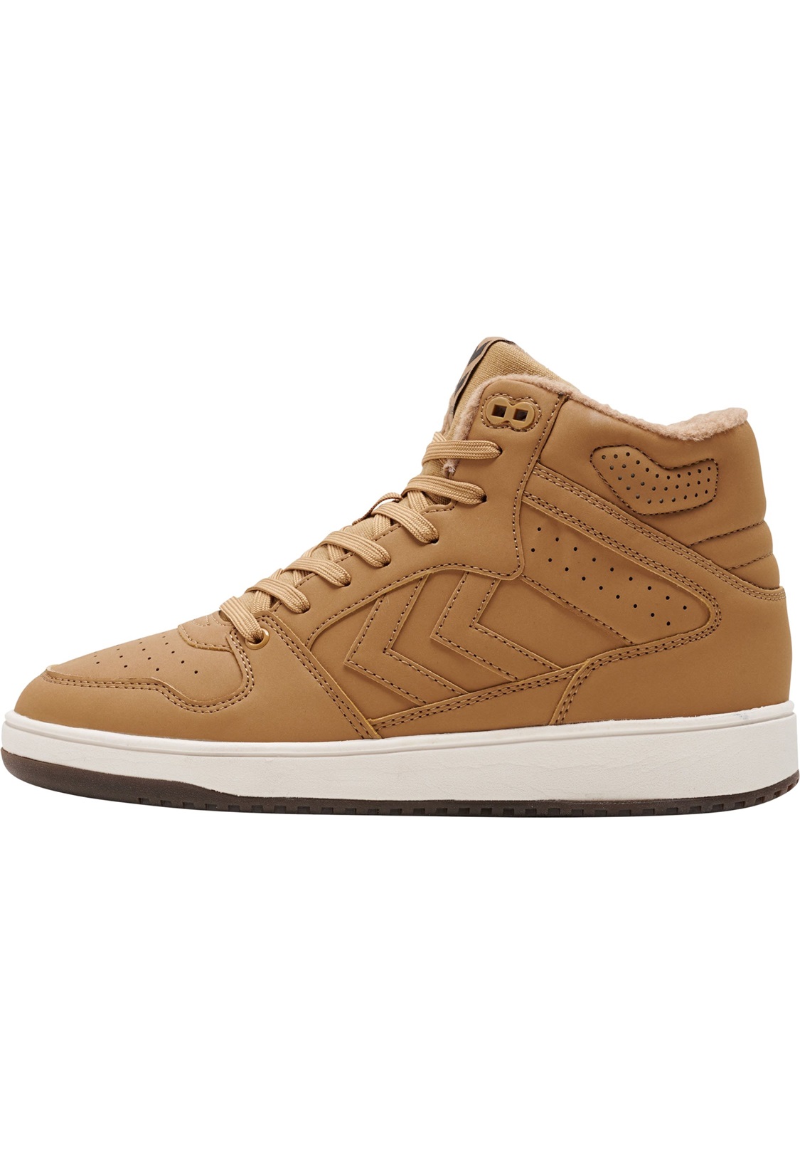 Hummel ST POWER PLAY MID WINTER - Sneaker high - rubber/grau